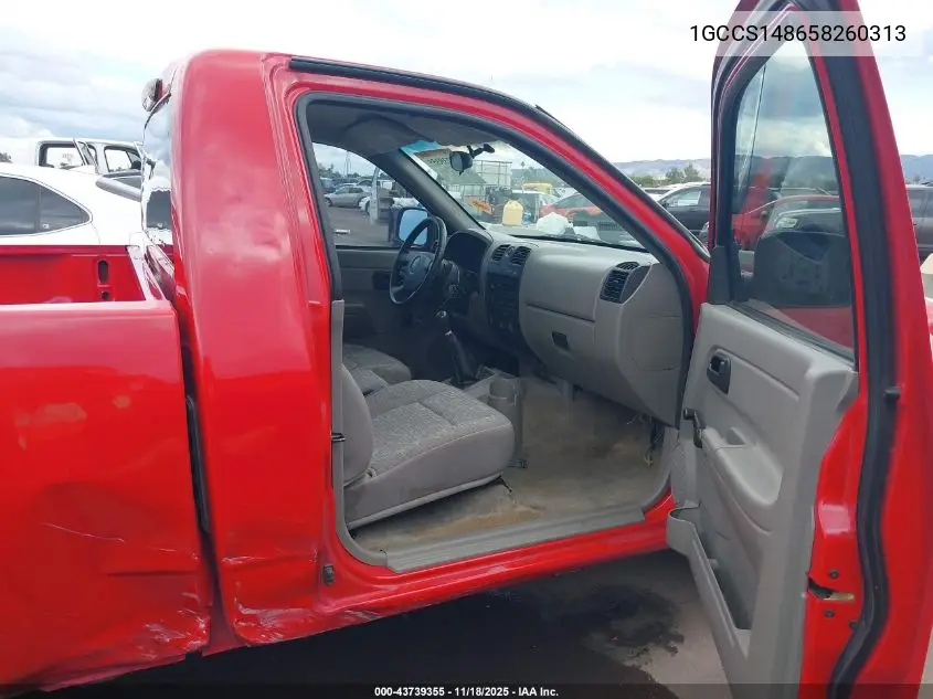 1GCCS148658260313 2005 Chevrolet Colorado