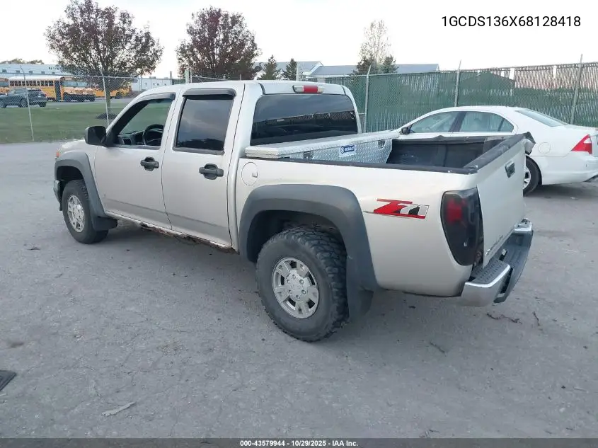 1GCDS136X68128418 2006 Chevrolet Colorado Lt