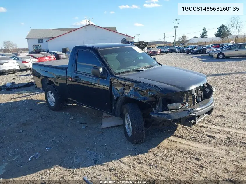 1GCCS148668260135 2006 Chevrolet Colorado Ls