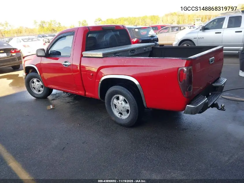 1GCCS148868319797 2006 Chevrolet Colorado Ls