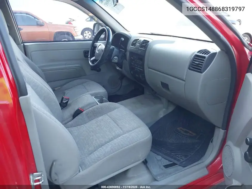 1GCCS148868319797 2006 Chevrolet Colorado Ls