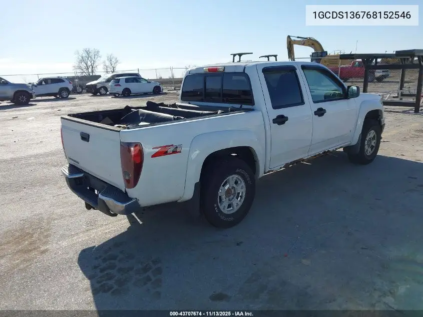 1GCDS136768152546 2006 Chevrolet Colorado Lt