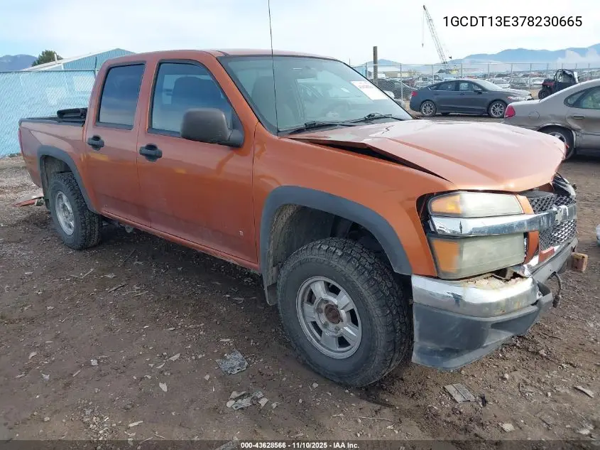 1GCDT13E378230665 2007 Chevrolet Colorado Lt