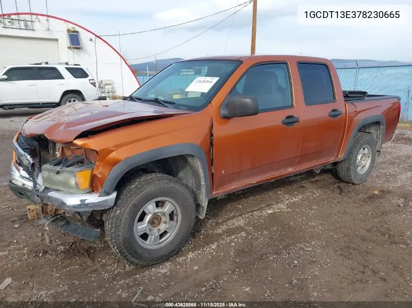 1GCDT13E378230665 2007 Chevrolet Colorado Lt