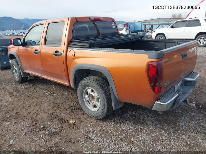 1GCDT13E378230665 2007 Chevrolet Colorado Lt