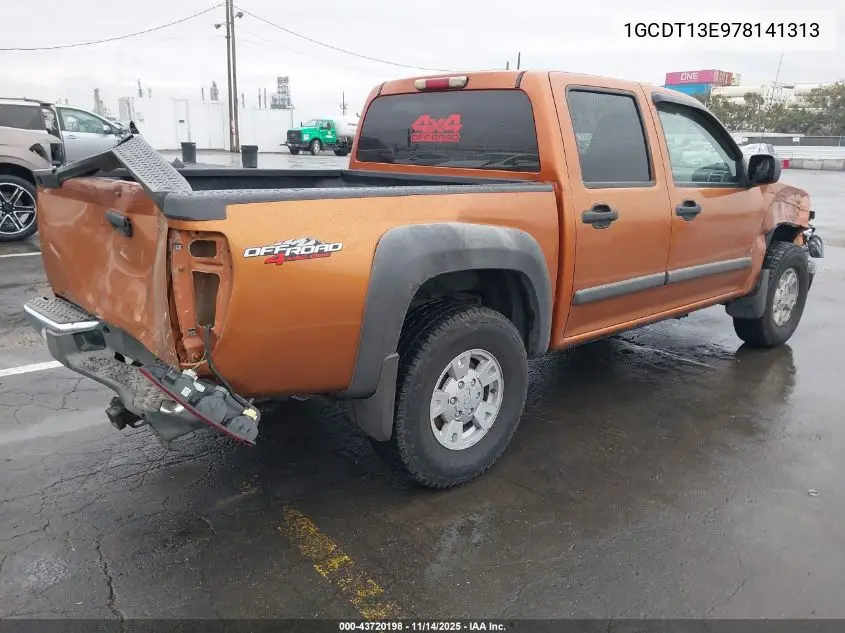 1GCDT13E978141313 2007 Chevrolet Colorado Lt