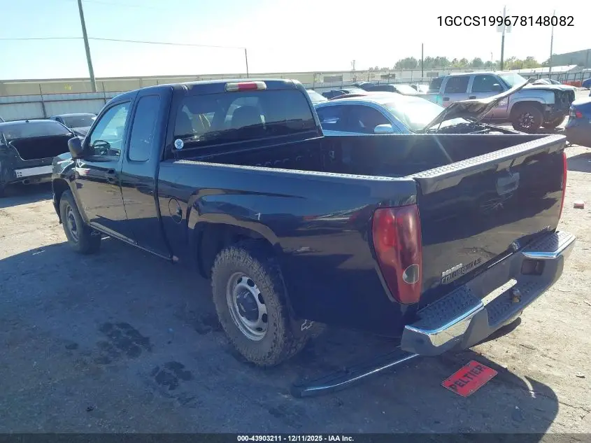 1GCCS199678148082 2007 Chevrolet Colorado Ls