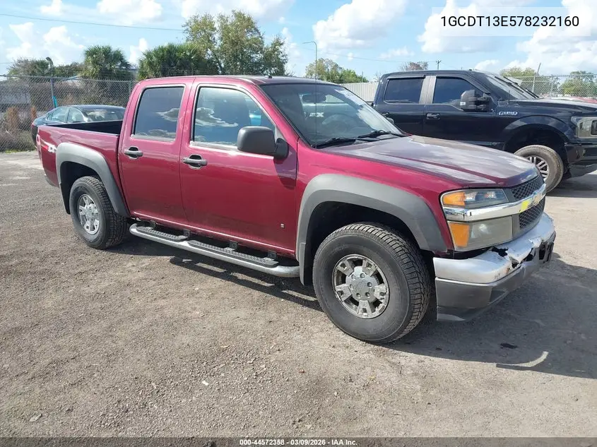 1GCDT13E578232160 2007 Chevrolet Colorado Lt