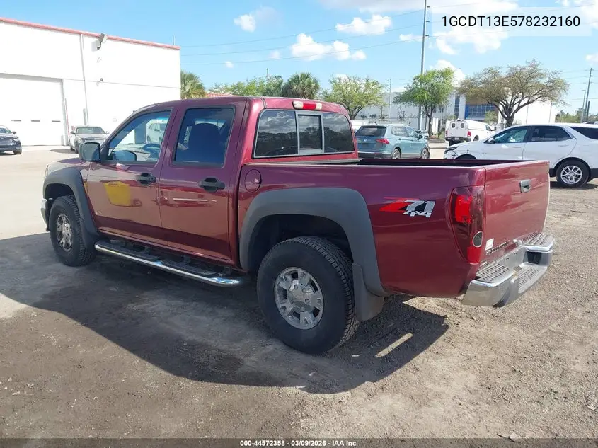 1GCDT13E578232160 2007 Chevrolet Colorado Lt