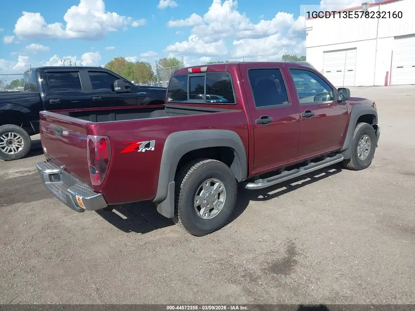 1GCDT13E578232160 2007 Chevrolet Colorado Lt