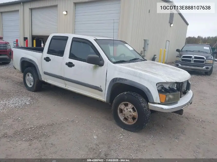 1GCDT13E888107638 2008 Chevrolet Colorado Lt