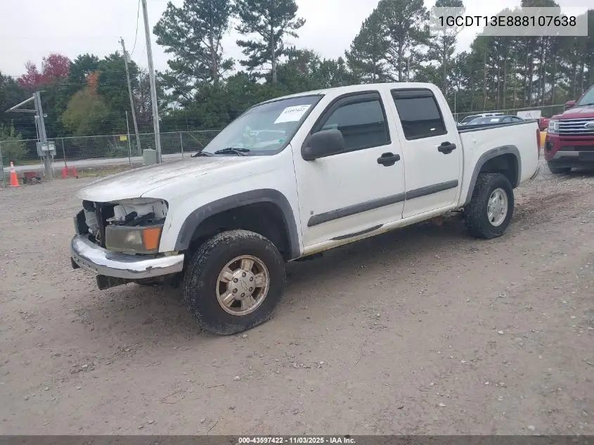 1GCDT13E888107638 2008 Chevrolet Colorado Lt