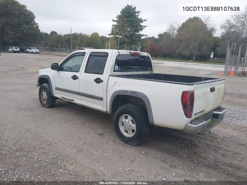1GCDT13E888107638 2008 Chevrolet Colorado Lt