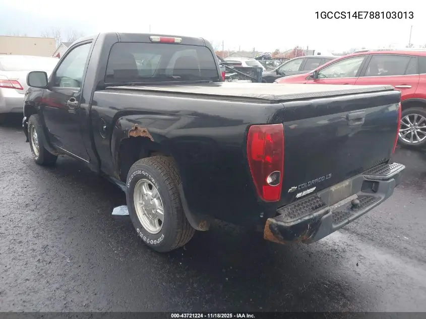 1GCCS14E788103013 2008 Chevrolet Colorado Ls