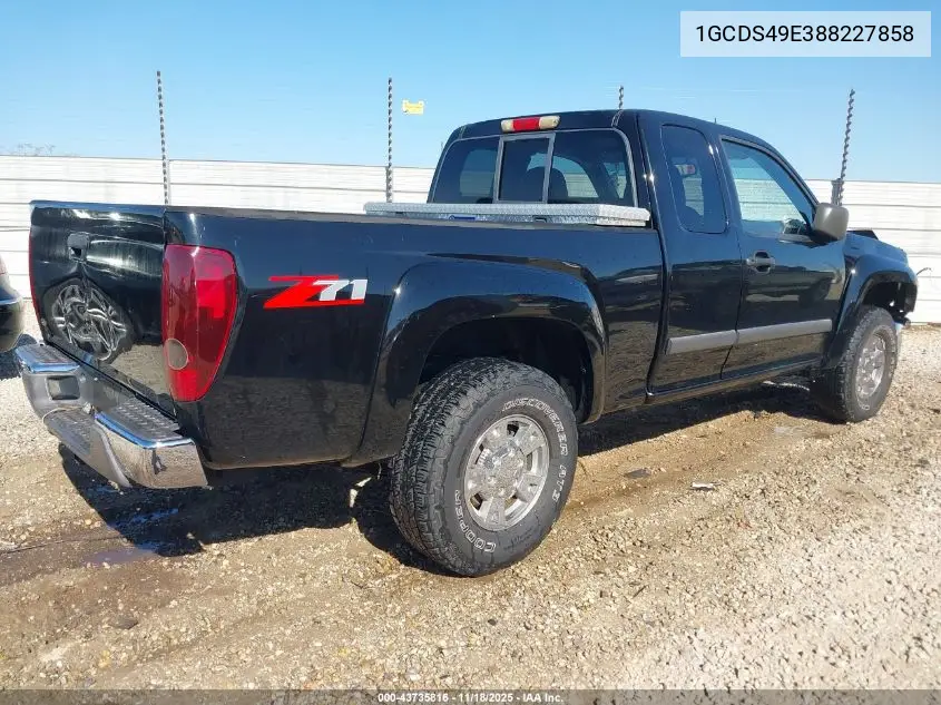 1GCDS49E388227858 2008 Chevrolet Colorado Lt