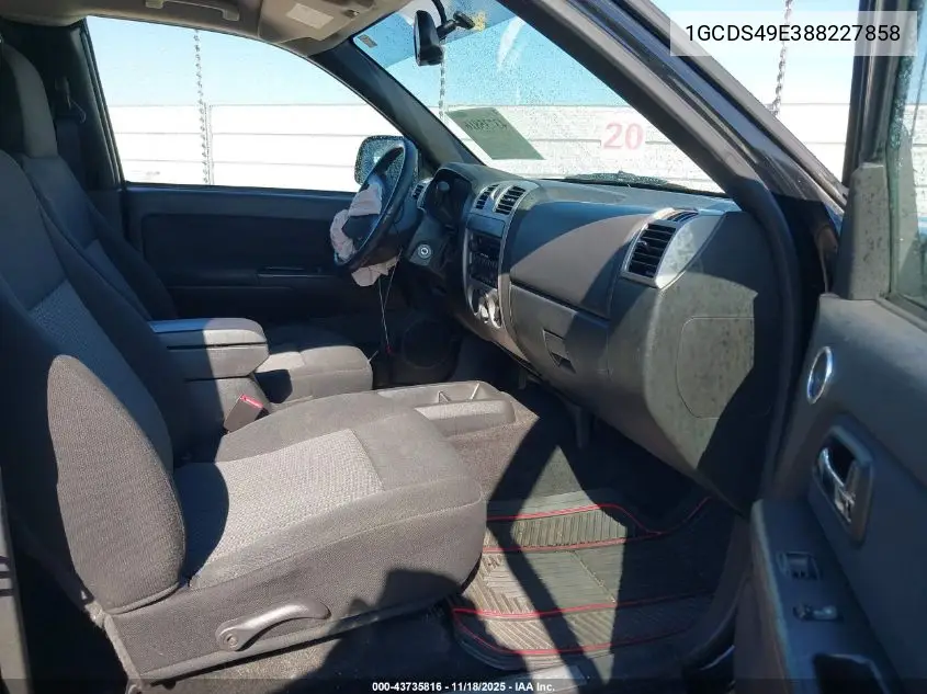 1GCDS49E388227858 2008 Chevrolet Colorado Lt