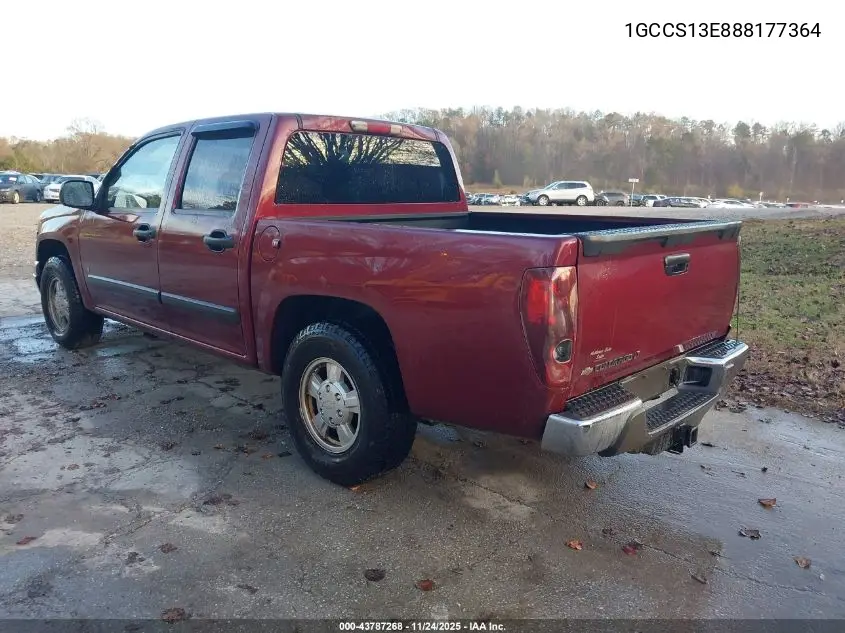 1GCCS13E888177364 2008 Chevrolet Colorado Lt