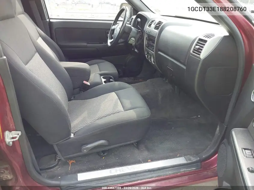 1GCDT33E188208760 2008 Chevrolet Colorado Lt