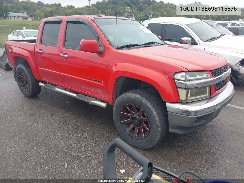1GCDT13E698115576 2009 Chevrolet Colorado Lt