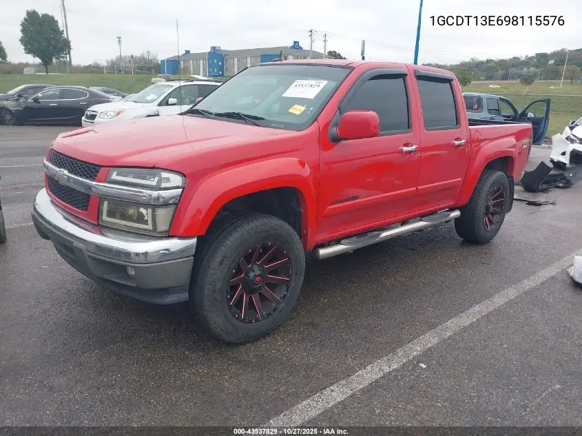 1GCDT13E698115576 2009 Chevrolet Colorado Lt