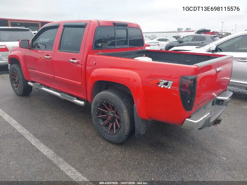 1GCDT13E698115576 2009 Chevrolet Colorado Lt
