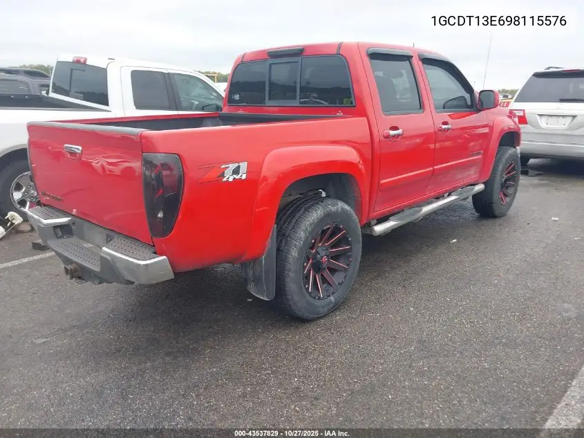 1GCDT13E698115576 2009 Chevrolet Colorado Lt