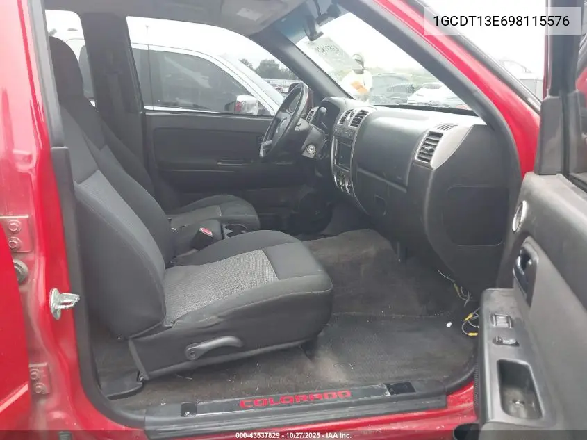 1GCDT13E698115576 2009 Chevrolet Colorado Lt