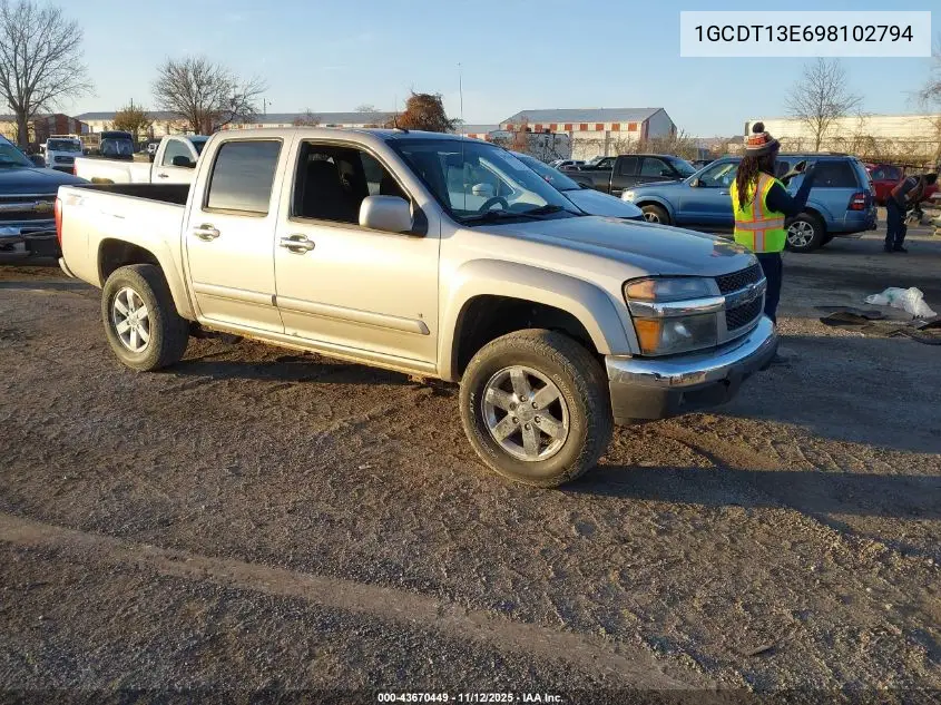 1GCDT13E698102794 2009 Chevrolet Colorado Lt W/2Lt