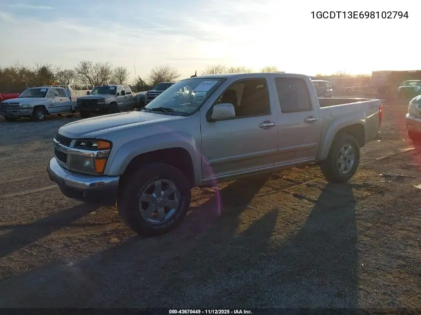 1GCDT13E698102794 2009 Chevrolet Colorado Lt W/2Lt