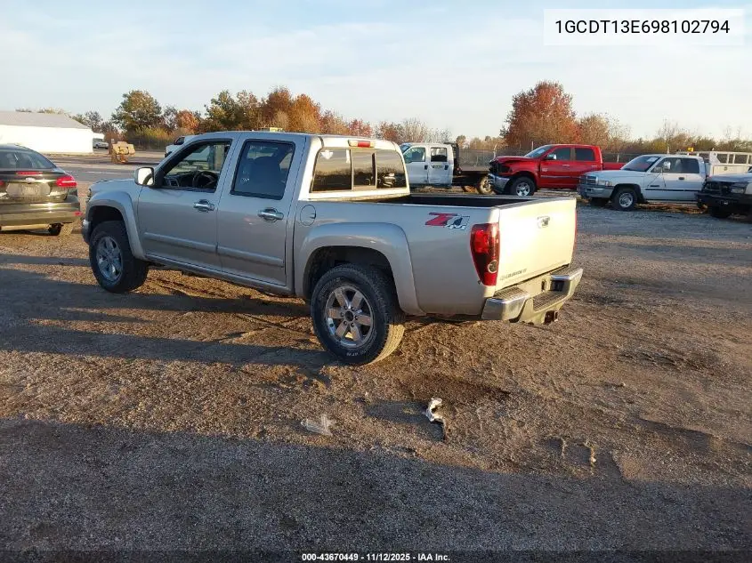 1GCDT13E698102794 2009 Chevrolet Colorado Lt W/2Lt