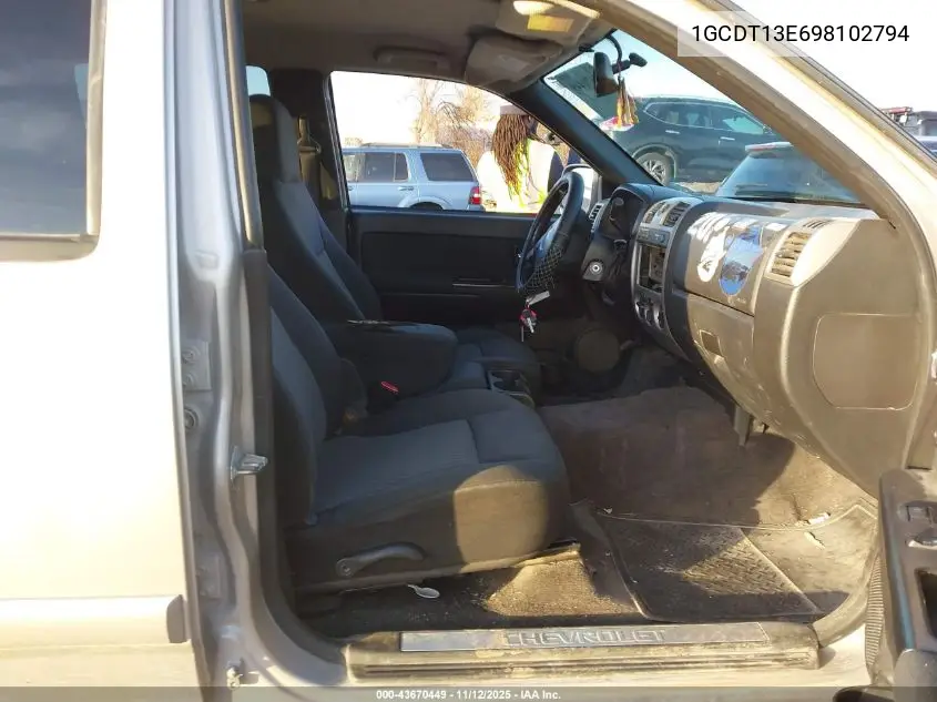 1GCDT13E698102794 2009 Chevrolet Colorado Lt W/2Lt