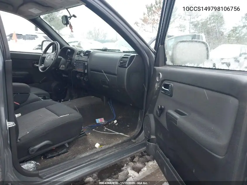 1GCCS149798106756 2009 Chevrolet Colorado Work Truck