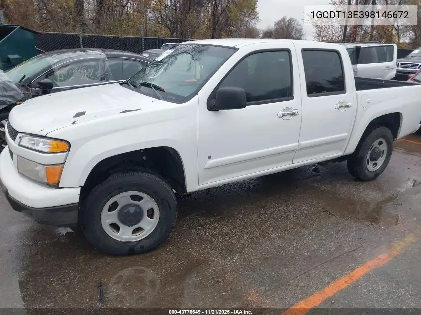 1GCDT13E398146672 2009 Chevrolet Colorado Lt