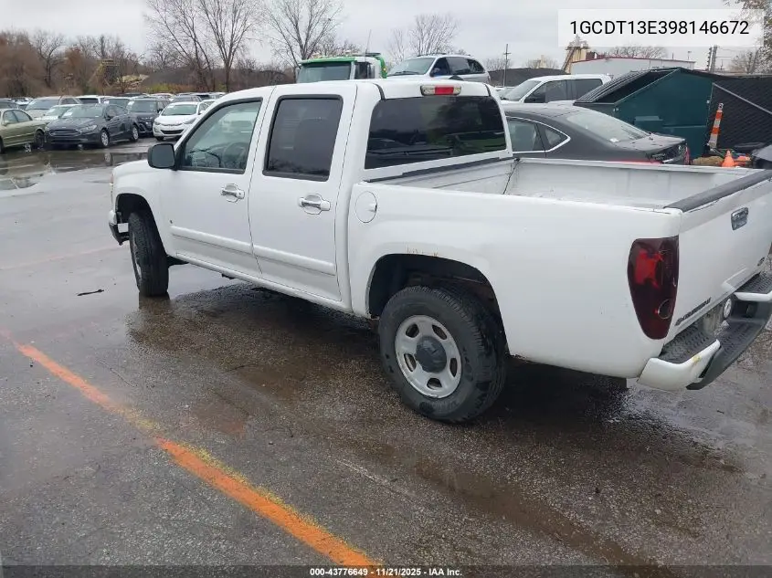 1GCDT13E398146672 2009 Chevrolet Colorado Lt