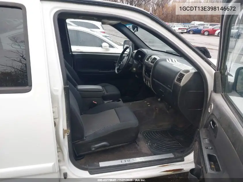 1GCDT13E398146672 2009 Chevrolet Colorado Lt