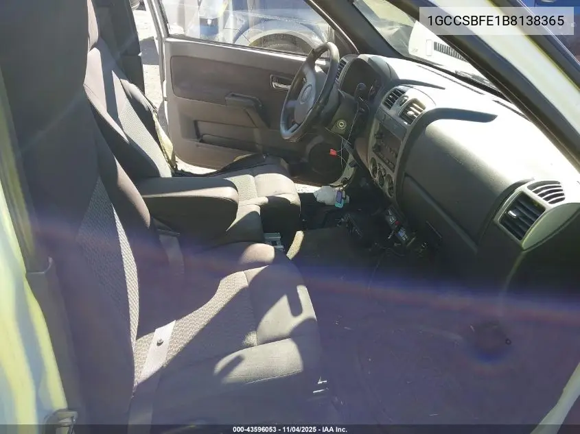 1GCCSBFE1B8138365 2011 Chevrolet Colorado Work Truck