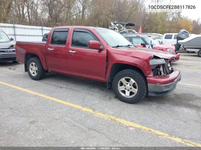 1GCDSCFE2B8117826 2011 Chevrolet Colorado 1Lt