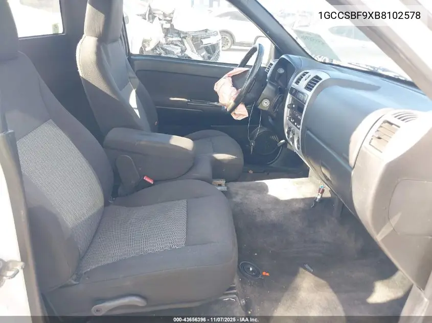 1GCCSBF9XB8102578 2011 Chevrolet Colorado Work Truck