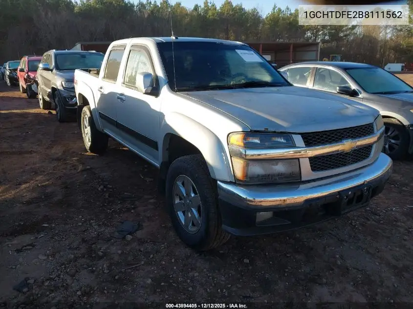 1GCHTDFE2B8111562 2011 Chevrolet Colorado 2Lt