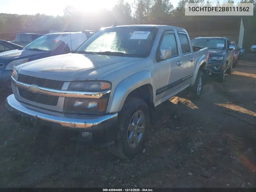 1GCHTDFE2B8111562 2011 Chevrolet Colorado 2Lt