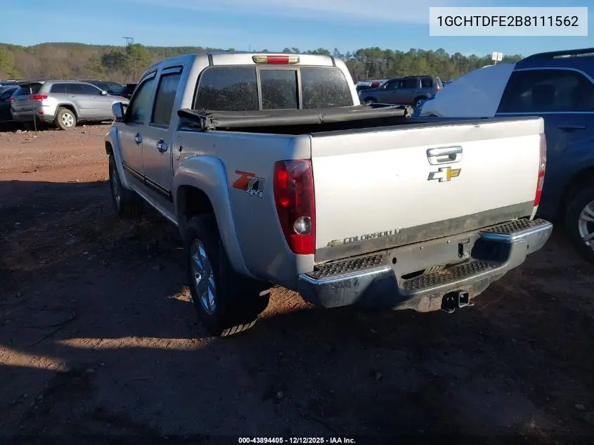 1GCHTDFE2B8111562 2011 Chevrolet Colorado 2Lt