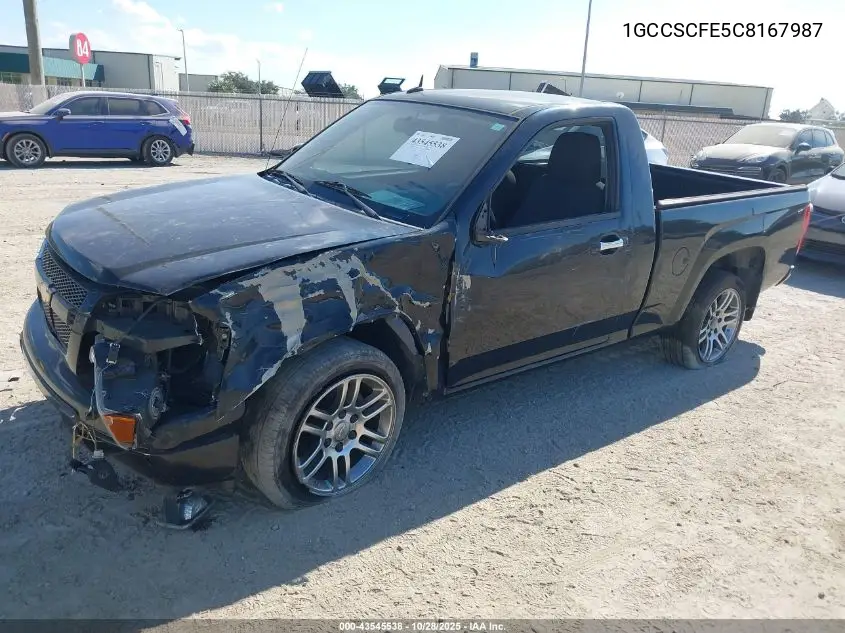 1GCCSCFE5C8167987 2012 Chevrolet Colorado Lt