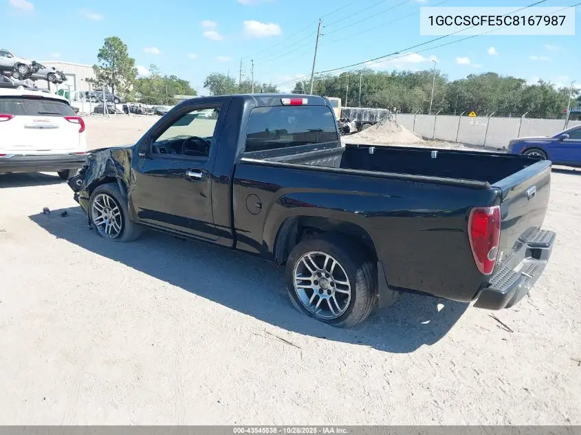 1GCCSCFE5C8167987 2012 Chevrolet Colorado Lt