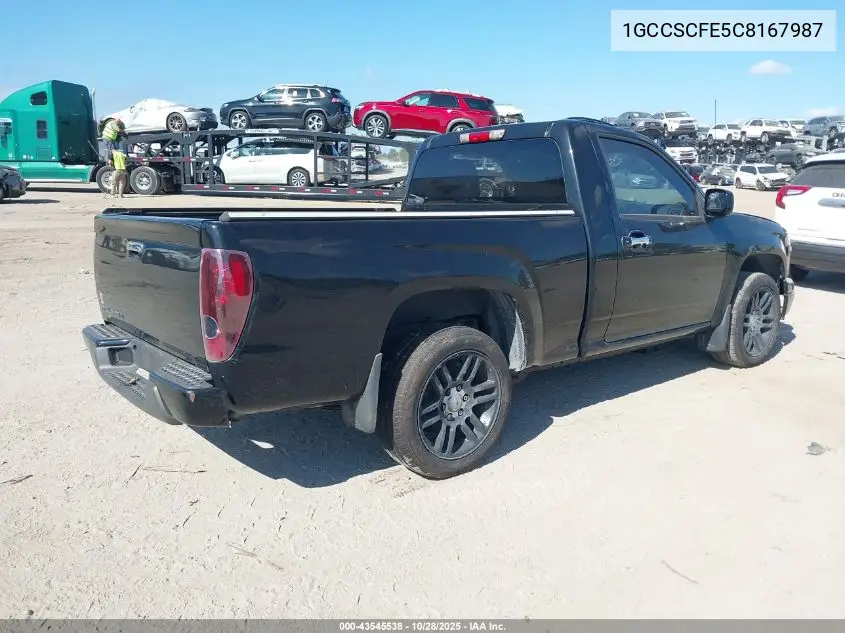 1GCCSCFE5C8167987 2012 Chevrolet Colorado Lt