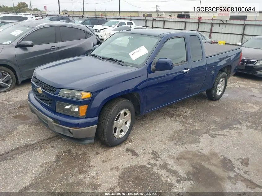 1GCESCF9XC8100684 2012 Chevrolet Colorado 1Lt