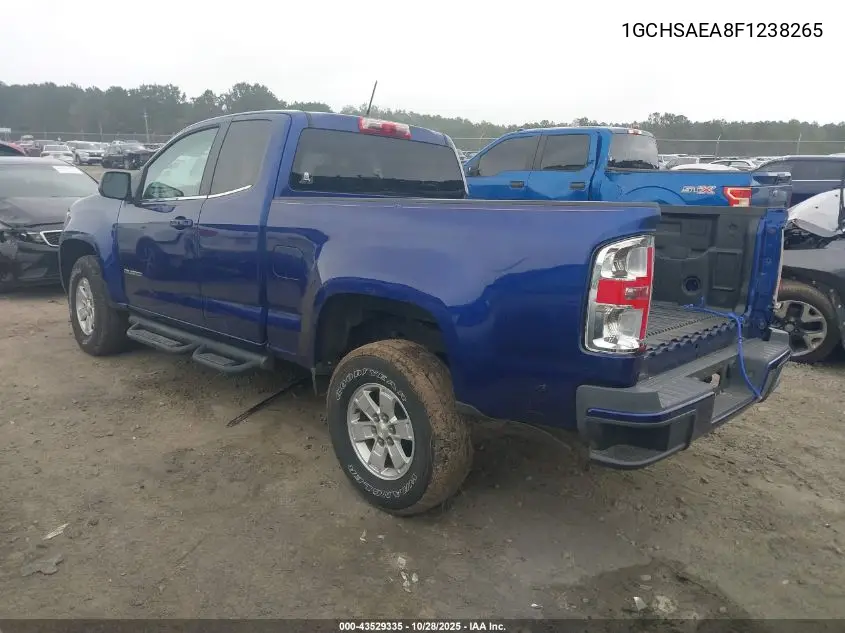 1GCHSAEA8F1238265 2015 Chevrolet Colorado Wt