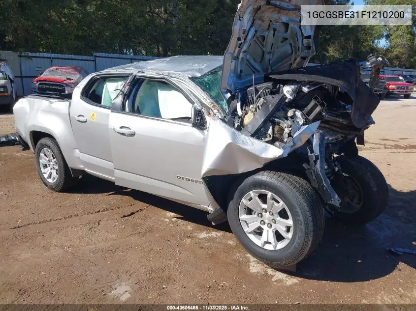 1GCGSBE31F1210200 2015 Chevrolet Colorado Lt