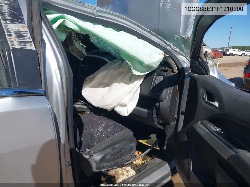 1GCGSBE31F1210200 2015 Chevrolet Colorado Lt
