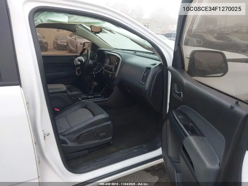 1GCGSCE34F1270025 2015 Chevrolet Colorado Z71