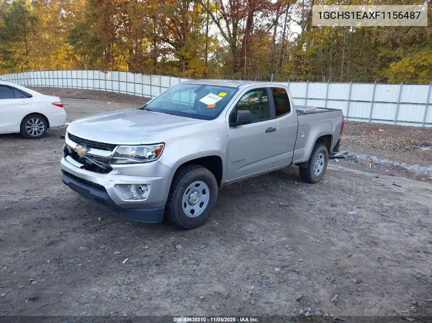 1GCHS1EAXF1156487 2015 Chevrolet Colorado
